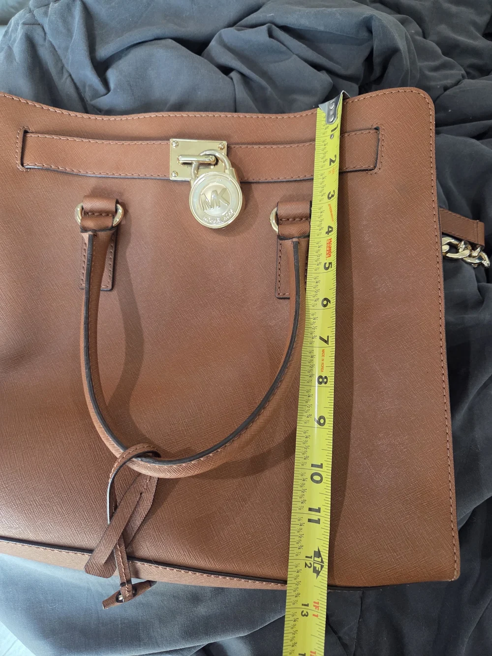 Michael Kors Brown Leather Shoulder Tote